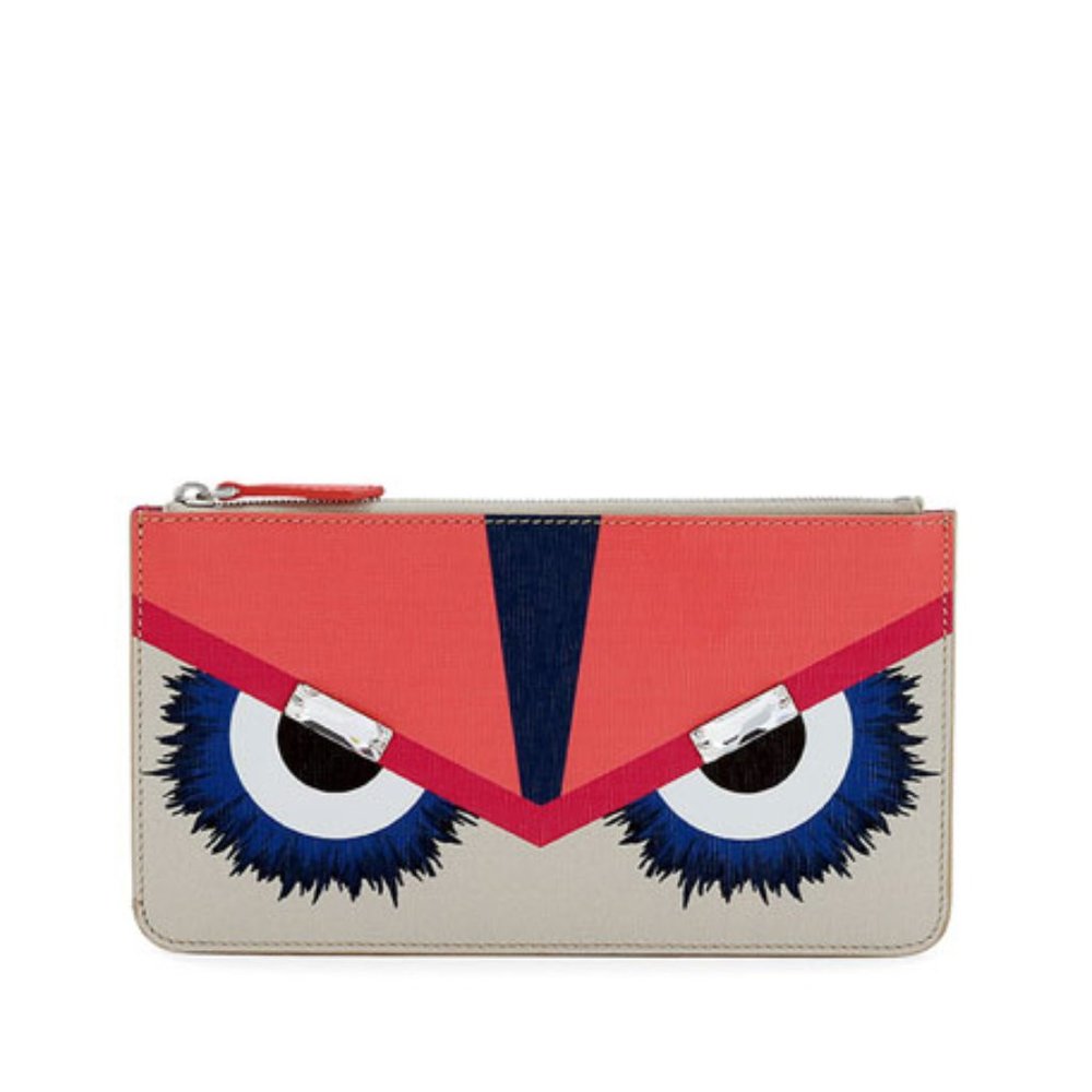 Fendi Monster Zipper Wallet - Picture 1 of 7